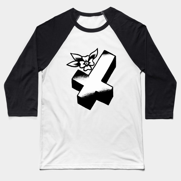 The Cross of St. Peter Baseball T-Shirt by LadyMorgan